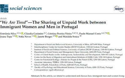 Scientific article published in the journal Social Sciences